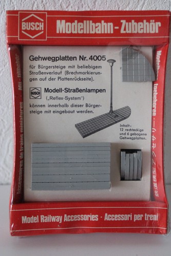 Busch 4005 gehwegplatten - busch,