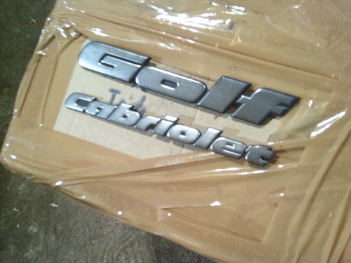 Golf cabrio embleme - 3, 4