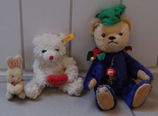 Konvolut Steiff Tiere Teddy 014000 Hase Hermann Bär Schalk PA-5148 T