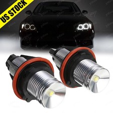 2PCS White LED Angel Eye Halo