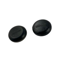 Thun® Kurbelkappen ⌀26mm Kunststoff Schwarz Staubkappen 2 Stück Vintage Pedalarm