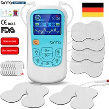 TENS EMS Gerät Reizstromgerät Wiederaufladbar Schmerztherapie Muskelstimulation