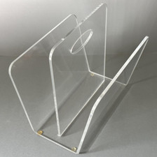Zeitschriftenständer Acryl 70er Jahre Plexiglas Zeitungsständer Magazinständer