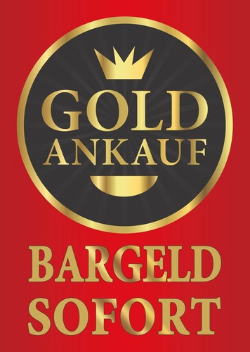 Plakat gold ankauf wasserfest - plakat,