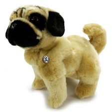 Mops Kuscheltier Hund stehend