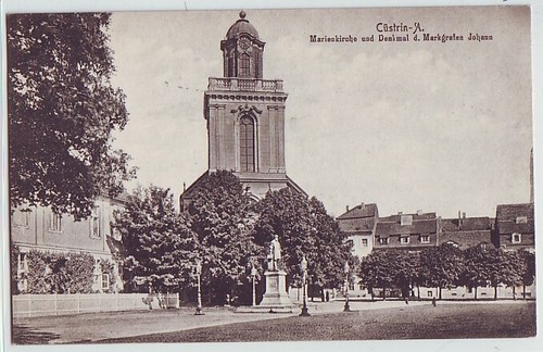 Cüstrin marienkirche denkmal - cüstrin,