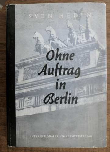 Sven hedin ohne auftrag in - sven,
