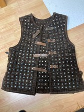 Nieten Lederkörper Mittelalter Rüstung Sammlerstück tragbar schwer Kostüm LARP