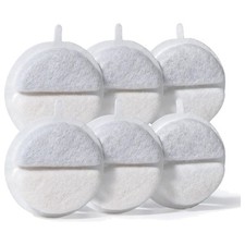 Katzenbrunnen Ersatzfilter 6er Set Keramik-Kohle Baumwolle 2,5L Wasserfilter
