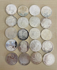 20 x 10 DM Gedenkmünzen BRD - 194 g Feinsilber - 625 Silber bis 1997 -  (5.25)