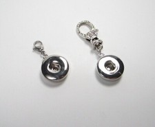 Anhänger Karabiner Tasche  Schlüssel 18mm Wechselknopf Chunk Click Button