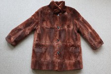 Bisamwamme Pelzjacke Wendejacke Größe 44 ( L )