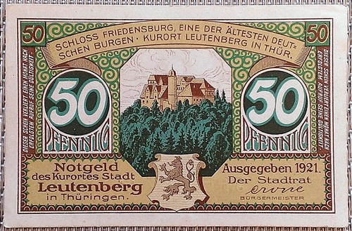 Notgeld pfennig leutenberg - 50,