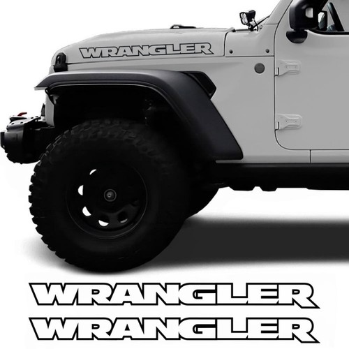 Seitliche aufkleber wrangler - seitliche,