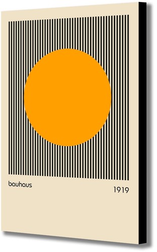 Bauhaus oranger kreis - bauhaus, 1919