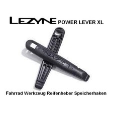 Lezyne© Power Lever XL Fahrrad Werkzeug Reifenheber Speichenhaken 1 Paar schwarz
