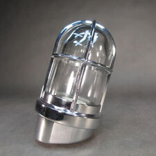 Schiffslampe Messing verchromt Vintage Terrassen Wandleuchte Balkon Wandlampe