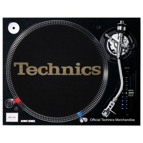Slipmats technics schwarz logo - slipmats,