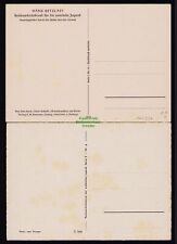 165937 2 AK Hans Retzlaff RAD weibliche Jugend Sonntagsfahrt 1942 Frau mit Blume