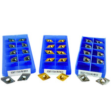 DCMT/DCGT Wendschneidplatten für Stahl Alu Edelstahl ISO Wendeschneideplatten