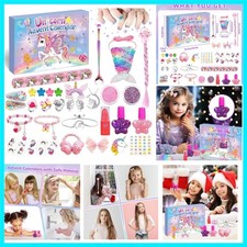 Einhorn Adventskalender Mädchen 2025 Kinder Schmuck Tattoo Überraschungen