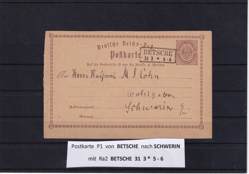 Ac701 reich ganzsache p - ganzsache,