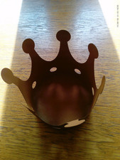 Dekorationsartikel Rostkrone ,Flasche,Laterne mit Batterie