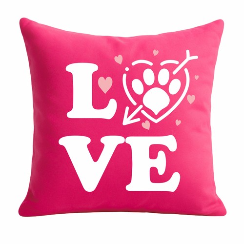 Hunde kissen 40x40 bedruckt - hunde,