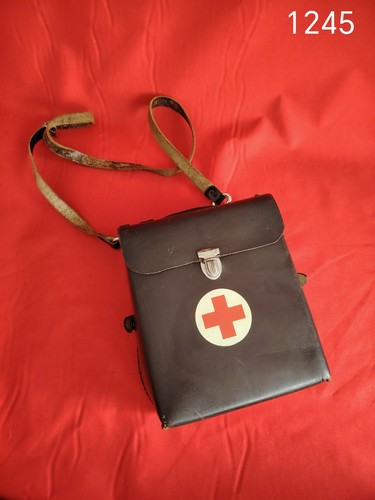 Vintage-Leder-Sanitätstasche/