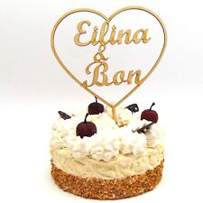 Tortenstecker Herz Namen der