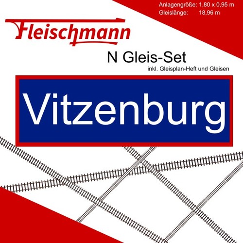 Fleischmann gleis set - gleis,