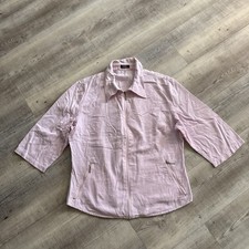 Street One Damen Bluse Shirt M 40 42 Rosa Kord Top