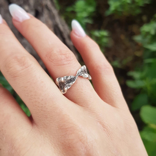 Zierlicher blätter ring - zierlicher,