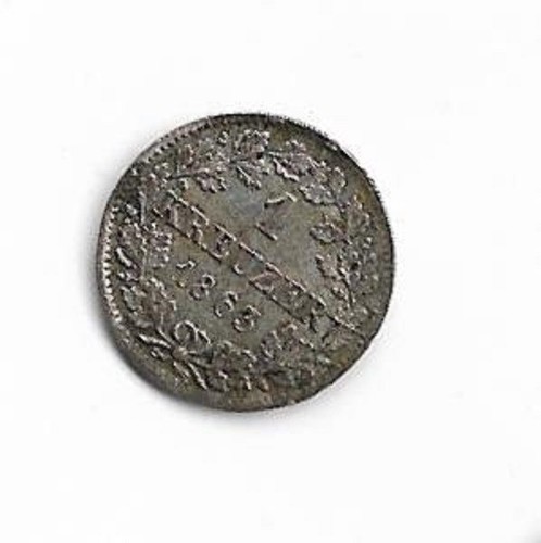 Bayern kreuzer 1863 billon - 1,