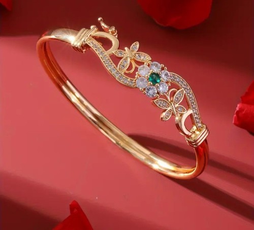 Goldenes kristall armband - goldenes,