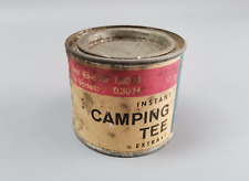 alte Metall Dose leer Instant Camping Tee Extrakt VEB Arzneimittelwerk Dresden