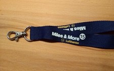 Lufthansa Miles & More Schlüsselband / Schlüsselanhänger / 