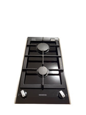 Siemens Gasherd Kochfeld – 2 Brenner, Edelstahl – Modell ER512502
