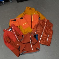 ORTOVOX 3L Ravine Shell Jacke & Hose (Orange | Gr. L) inkl. 2 Vesten & Fleece