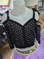 GUESS Damen Strickjacke Cardigan Schwarz Gr M Neuwertig