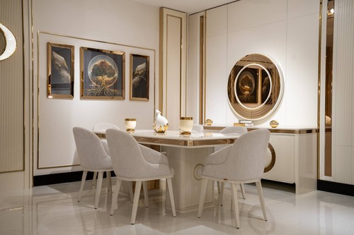 Elegantes esszimmer set - elegantes, esszimmer-set