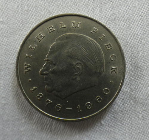 Mark münze ddr wilhelm - 2x,