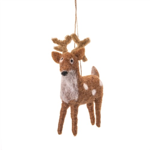 Deer felt decoration general - deer, (general
