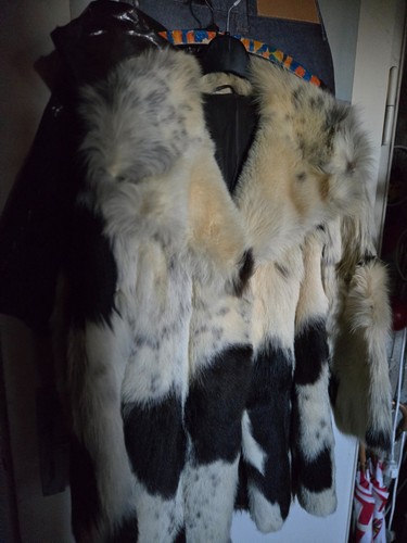 Vintage echtfell pelzjacke - echtfell,