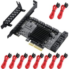 MZHOU PCIE 4X SATA Karte 10