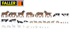 Faller H0 150938 36 Tiere auf