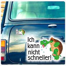 Autoaufkleber Schildkröte Ich kann nicht schneller Auto Aufkleber Hetz DA042