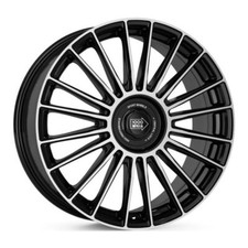 1x 1000 MIGLIA MM1022 black polished 8.0Jx18 5x108/112 ET45