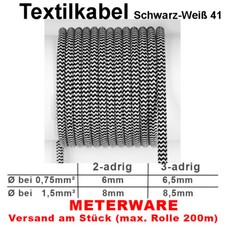 2-adrig 3-adrig Textilkabel