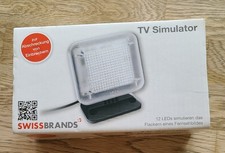 TV Simulator Fernseh Attrappe Einbruchschutz Home Security 12  LEDs 